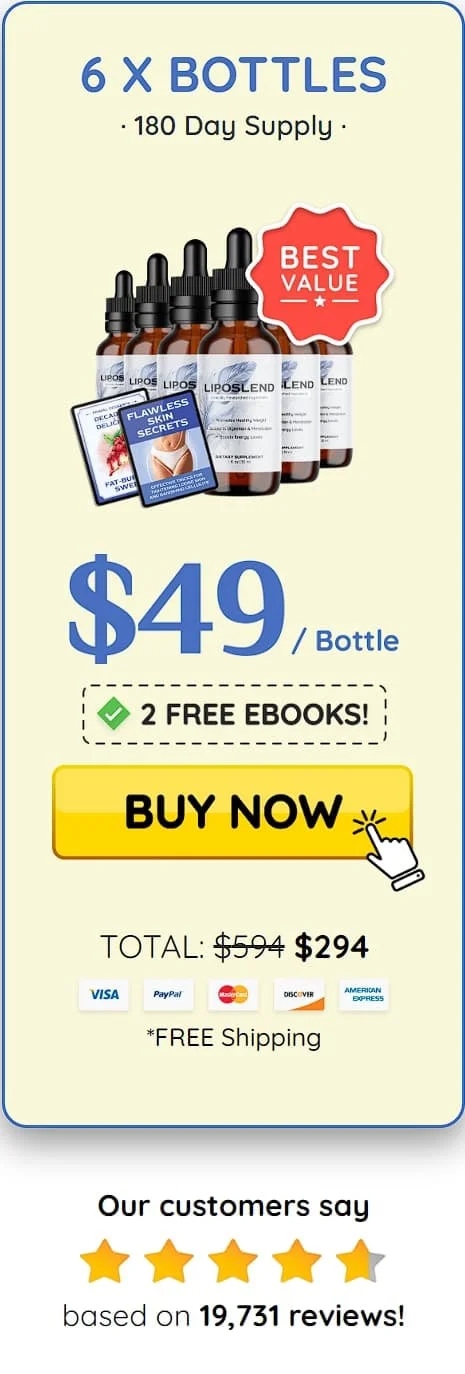 Buy Liposlend 6 Bottles
